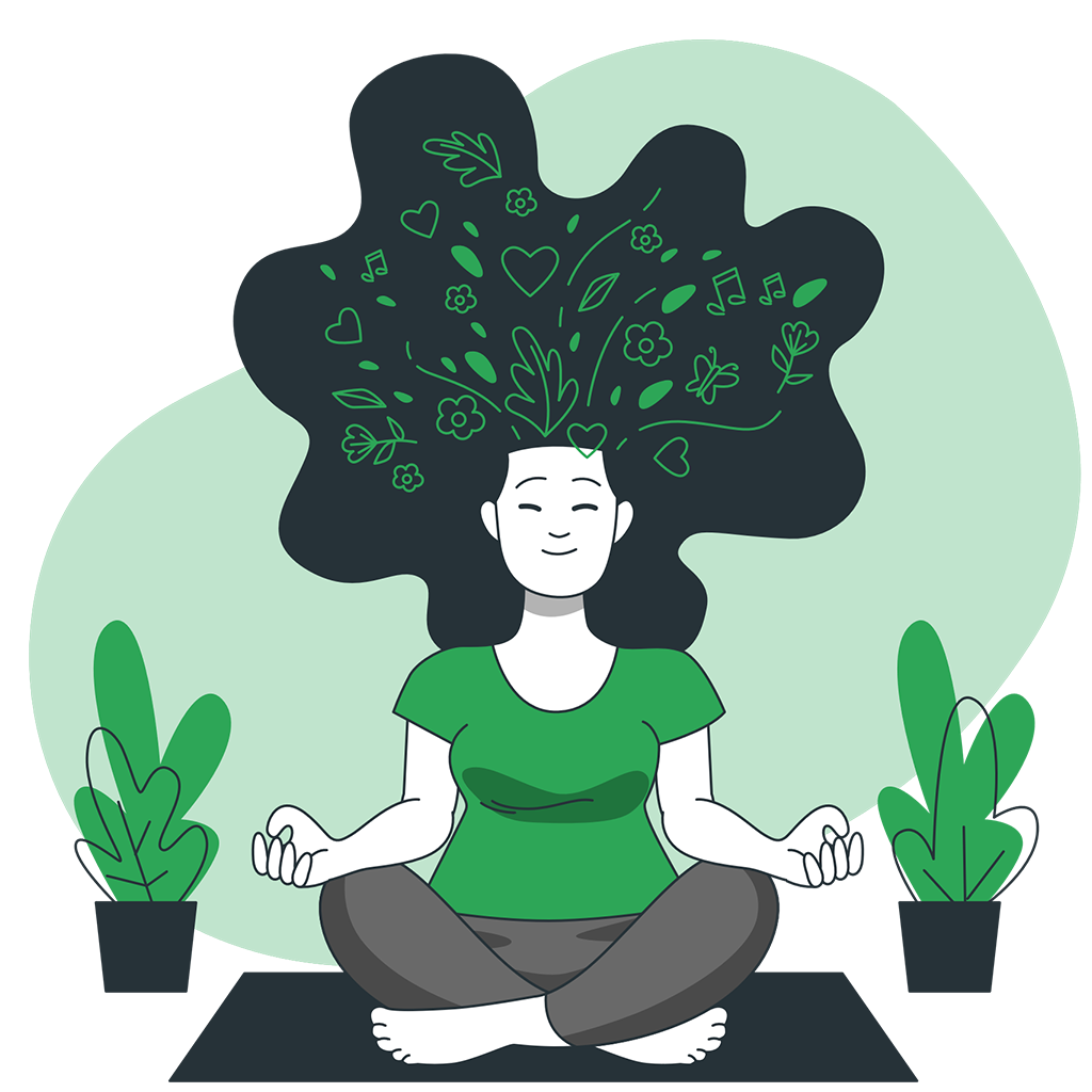 Ilustração Meditação